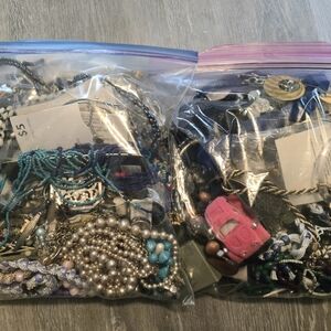 6 Lb Scrap Jewelry Lot For Crafting. Lot #1